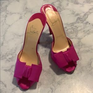 Christian Louboutin Pink Mules